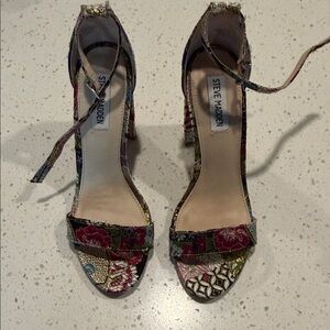 Steve Madden Women's Floral Multicolor Heels